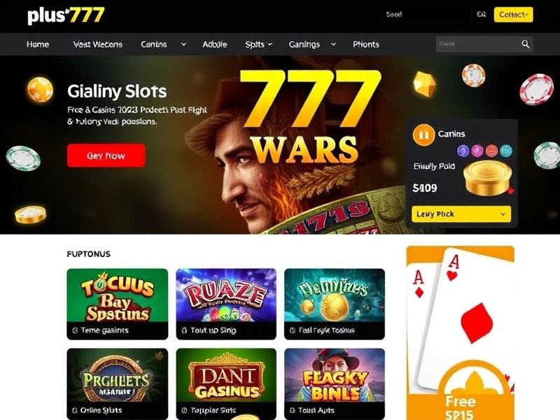 Welcome to plus7777.com, the trusted online gambling platform offering a wide range of casino games, including slots, live dealers, and table games. Discover exclusive bonuses, secure transactions, and a player-focused experience for real money gaming.
